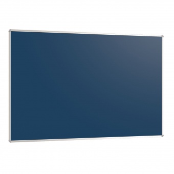 Langwandtafel, Stahlemaille blau, 100x150 cm HxB 